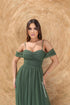 Vestido Franzido Ombro a Ombro VESTIDO DE FESTA PETRA FINA